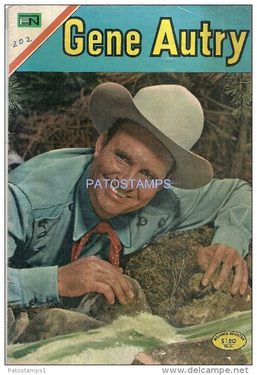 12150 MAGAZINE REVISTA MEXICANAS COMIC GENE AUTRY DETALLE ABAJO EN LA TAPA Nº 211 AÑO 1970 ED EN NOVARO - BD Anciens