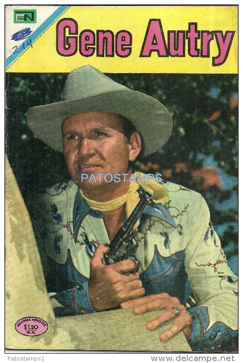 12151 MAGAZINE REVISTA MEXICANAS COMIC GENE AUTRY Nº 213 AÑO 1970 ED EN NOVARO - Oude Stripverhalen