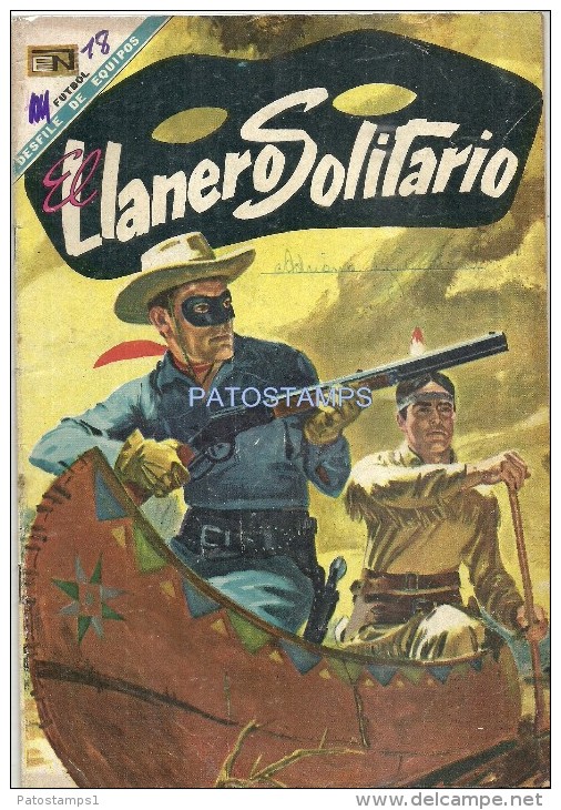 12174 MAGAZINE REVISTA MEXICANAS COMIC EL LLANERO SOLITARIO Nº 190 AÑO 1969 ED EN NOVARO - Old Comic Books