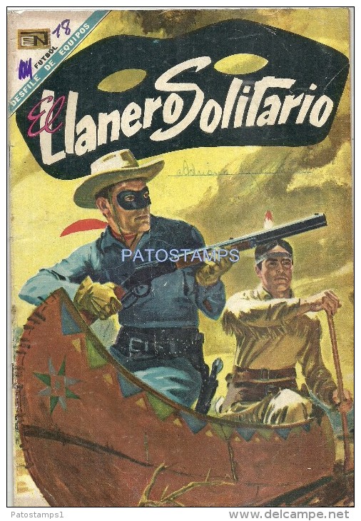 12174 MAGAZINE REVISTA MEXICANAS COMIC EL LLANERO SOLITARIO Nº 190 AÑO 1969 ED EN NOVARO - BD Anciens