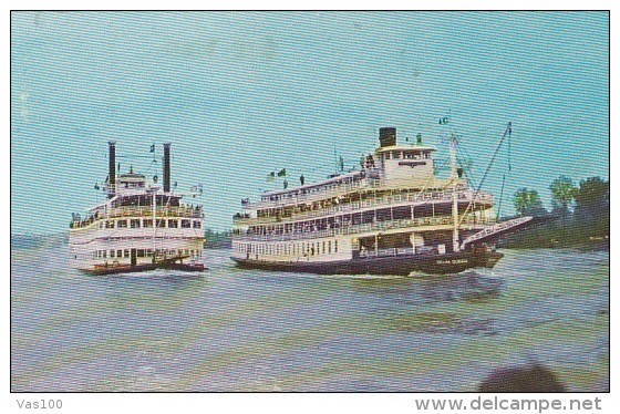 CPA LOUISVILLE- THE KENTUCKY DERBY FESTIVAL, STEAMER SHIPS RACING - Louisville