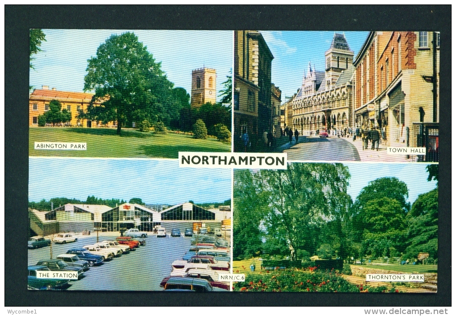 ENGLAND  -  Northampton  Multi View  Unused Postcard As Scan - Northamptonshire