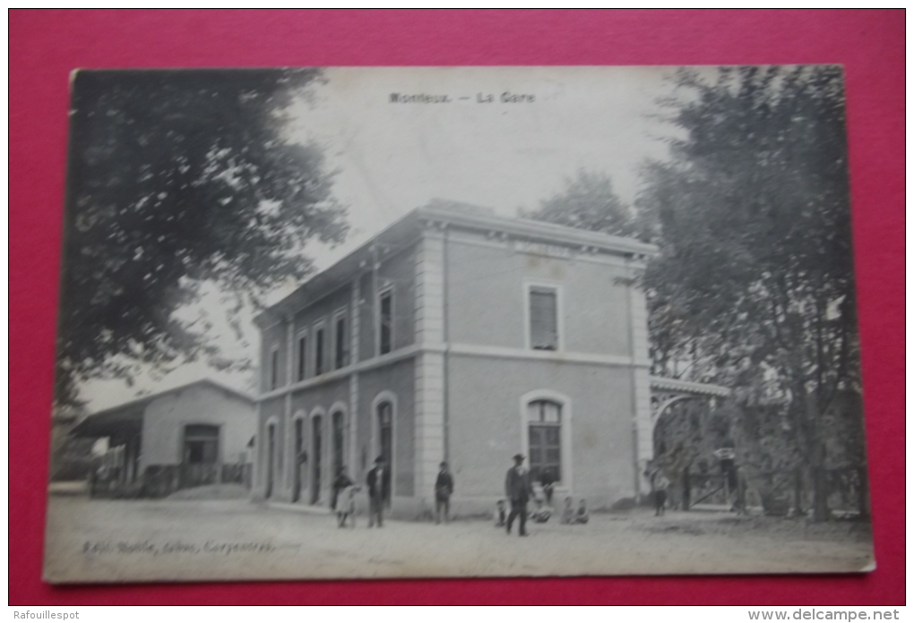 Cp Monteux La Gare - Monteux