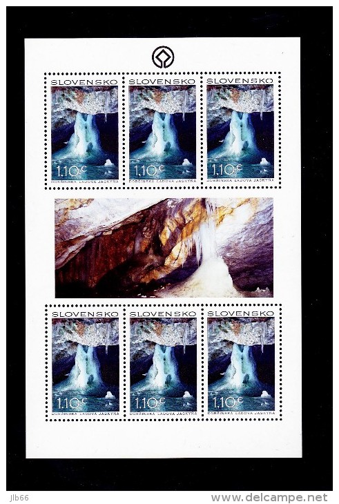 Feuillet De 6 Timbres YT 576 Grotte De Glace Neuf Michel 659 - Ungebraucht