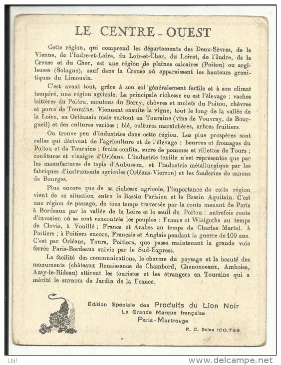 LE CENTRE OUEST , Edition Spéciale Des PRODUITS Du LION NOIR - Géographie