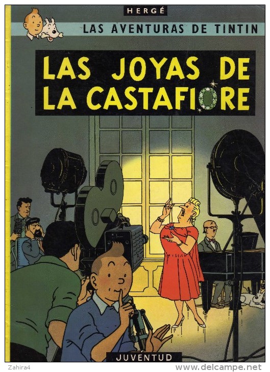 Hergé - Las Aventuras De Tintin - Las Joyas De La Castafiore - Juventud - 2 CV - Ami 6 - 403 -  BD Souple - Autres & Non Classés