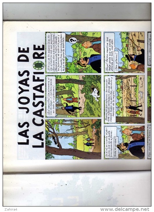 Hergé - Las Aventuras De Tintin - Las Joyas De La Castafiore - Juventud - 2 CV - Ami 6 - 403 -  BD Souple - Autres & Non Classés