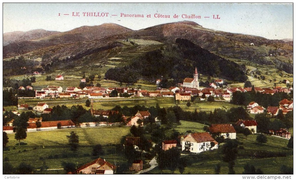 88 - LE THILLOT - Panorama Et Coteau De Chaillon - Le Thillot