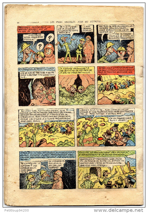 BANDE DESSINEE  LES PIEDS NICKELES   ALBUM No 37  Rois Du Pétrole   ANNEE 1958 - Pieds Nickelés, Les