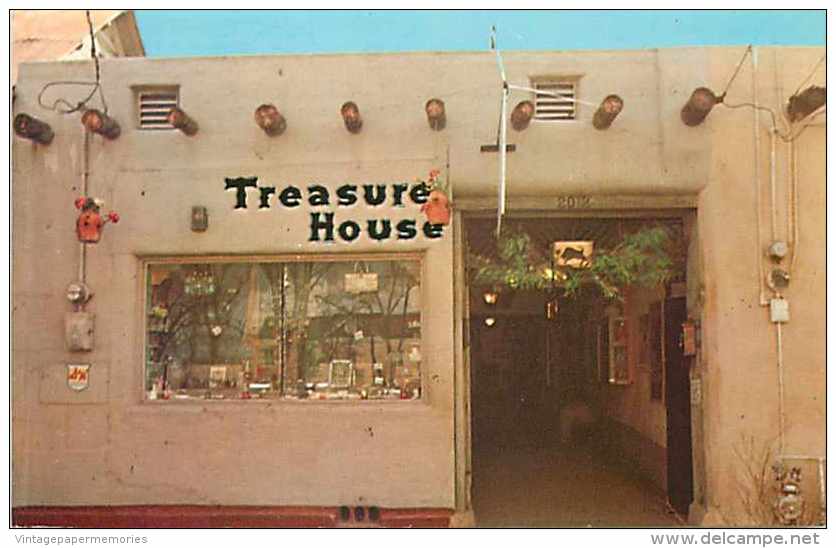 241085-New Mexico, Albuquerque, Treasure House, Old Town Plaza, Curteichcolor No 7DK-361 - Albuquerque