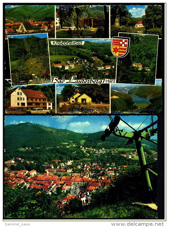 2 X Bad Lauterberg Im Harz  -  Mit Bergseilbahn  -  Ansichtskarten Ca.1968    (4615) - Bad Lauterberg