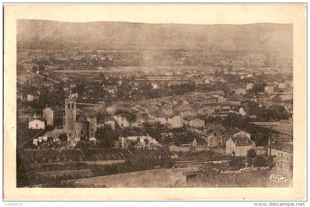 42 SAINT JUST SUR LOIRE  VUE GENERALE 1960 - Saint Just Saint Rambert