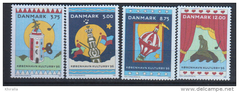 DANMARK      1996      N°   1119 / 1122        COTE      12 &euro; 00         ( Y 31 ) - Ungebraucht