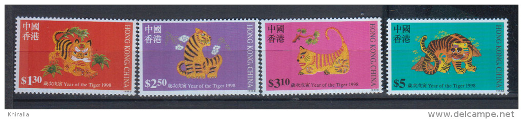 HONG KONG     1998    N°    852 / 855       COTE      5 &euro; 00           ( Y 4 ) - Nuevos