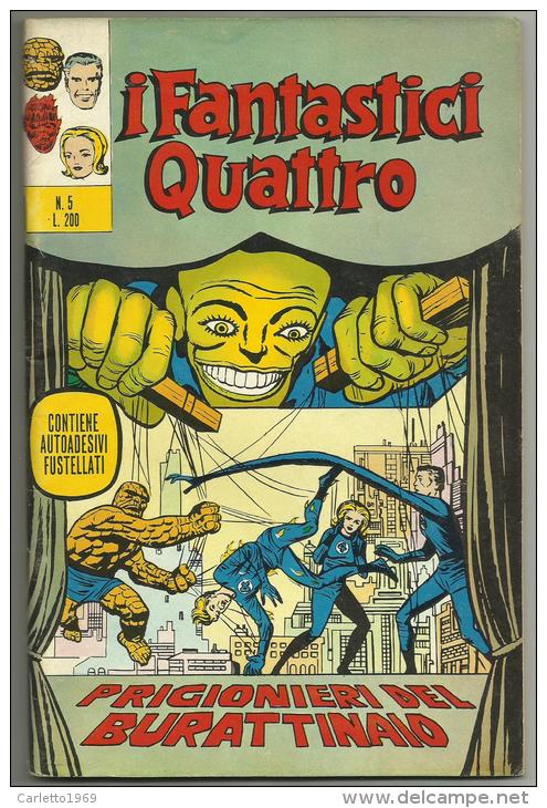 I FANTASTICI 4 - PRIGIONIERI DEL BURATTINAIO N.5 - 1 GIUGNO 1971 - Super Heroes