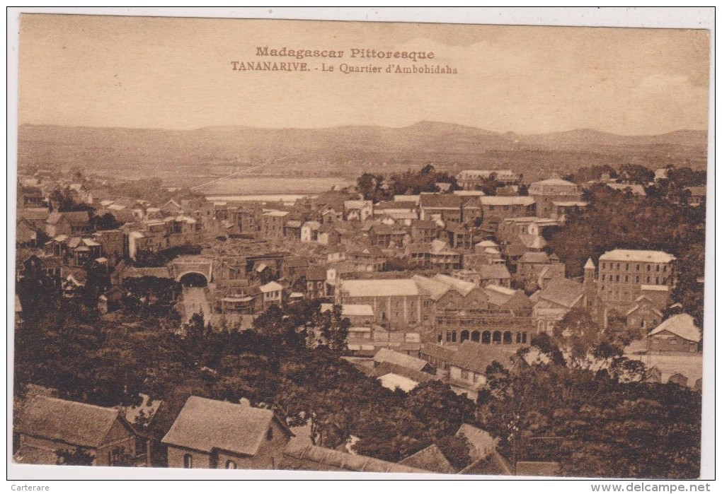 MADAGASCAR,MADAGASIKARA,MALAGASY,ile,sud équateur,ex Colonie Française,TANANARIVE,1900 - Madagascar