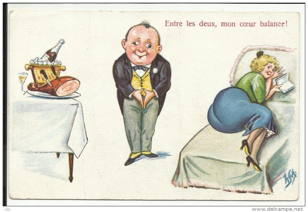 Entre Les Deux , Mon Coeur Balance ! , 1924 - Humour