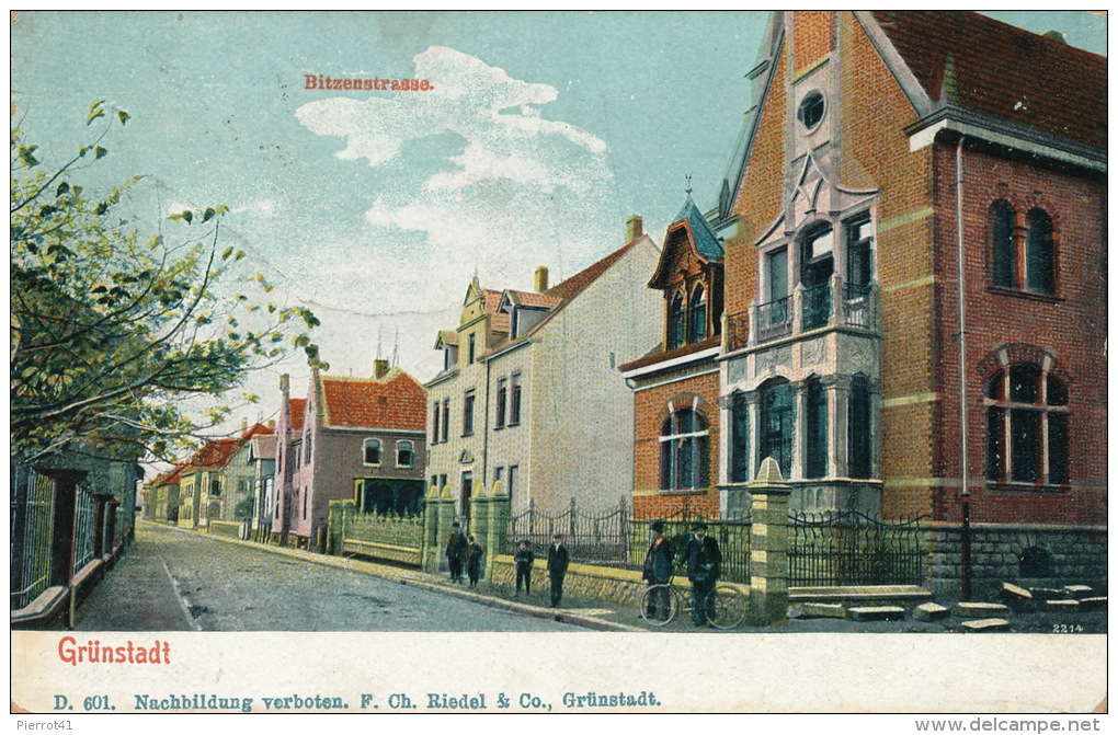 ALLEMAGNE - GRUENSTADT - Bitzensstrasse - Gruenstadt