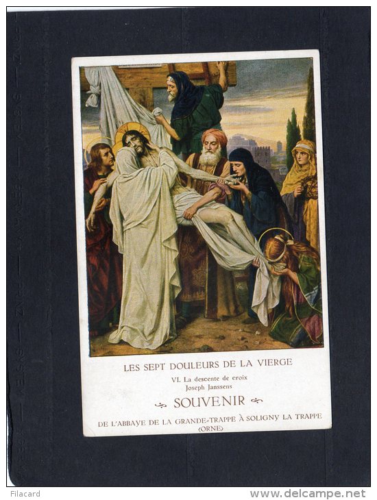 54875    Francia,   La  Descendente De Croix -  Joseph Janssens,  L"Abbaye De La Grande Trappe A Soligny La Tarppe, - Bazoches Sur Hoene