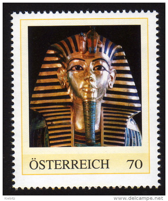 ÖSTERREICH 2012 ** Totenmaske Des Tutanchamun 1330 V.Chr. - PM Personalized Stamp MNH - Egiptología