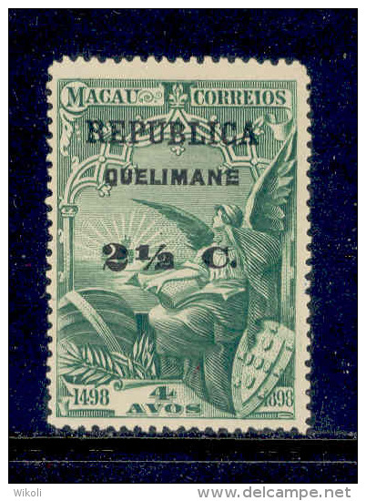 ! ! Quelimane - 1913 Vasco Gama On Macau 2 1/2 C - Af. 12 - MH - Quelimane