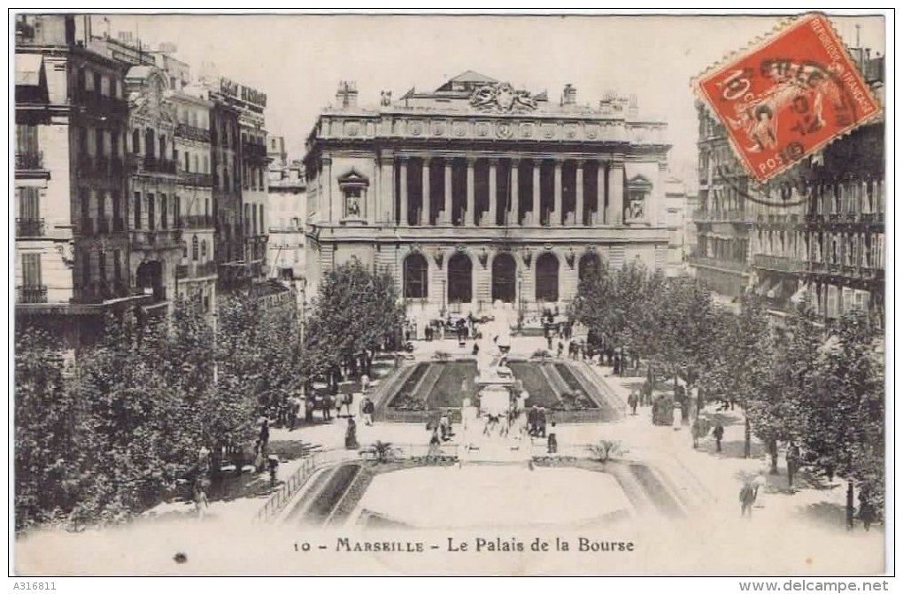 Cpa MARSEILLE Le Palais De La Bourse - Unclassified