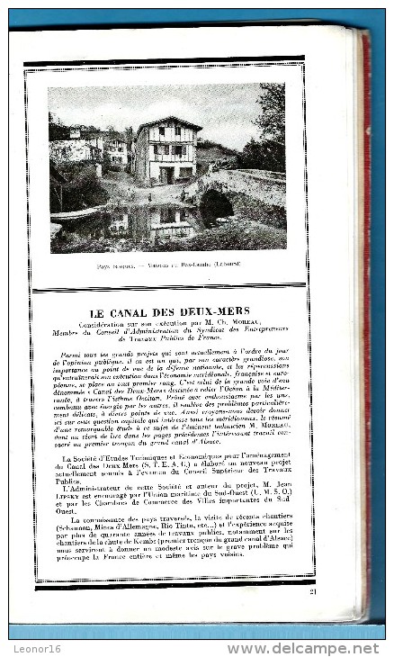 LA CIGALE MERIDIONALE de STRASBOURG  -  LIVRET DE 45 PAGES ** ALSACE ET MIDI 1932 - 33 ** ILLUSTRE (voir 27 scans)