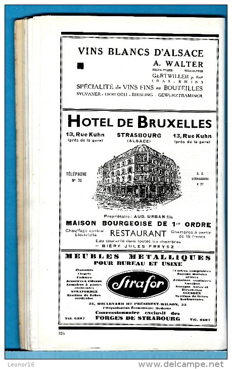 LA CIGALE MERIDIONALE de STRASBOURG  -  LIVRET DE 45 PAGES ** ALSACE ET MIDI 1932 - 33 ** ILLUSTRE (voir 27 scans)