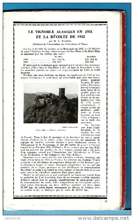 LA CIGALE MERIDIONALE de STRASBOURG  -  LIVRET DE 45 PAGES ** ALSACE ET MIDI 1932 - 33 ** ILLUSTRE (voir 27 scans)