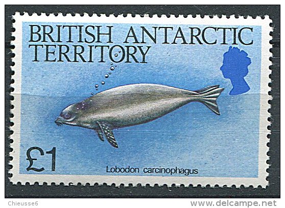 (cl. 8 - P22) Antarctique Britannique ** N°142 (ref. Michel Au Dos) - Phoque - - Unused Stamps
