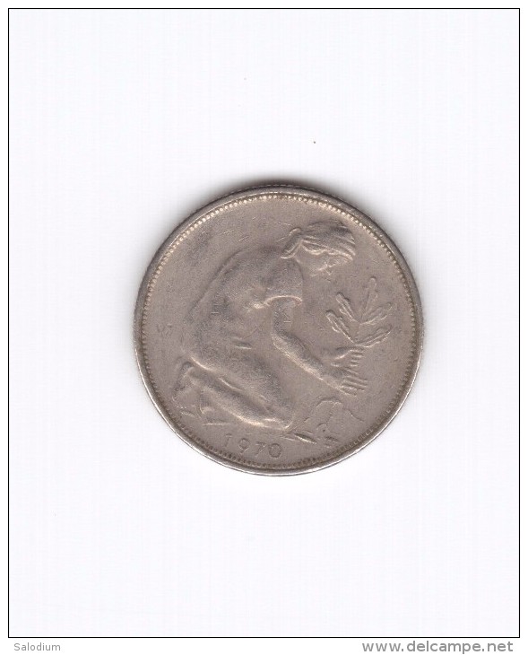 50 Pfennig 1970 (Id-093) - 50 Pfennig