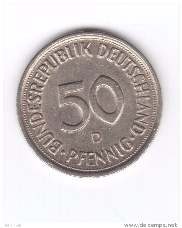 50 Pfennig 1977 D (Id-226) - 50 Pfennig