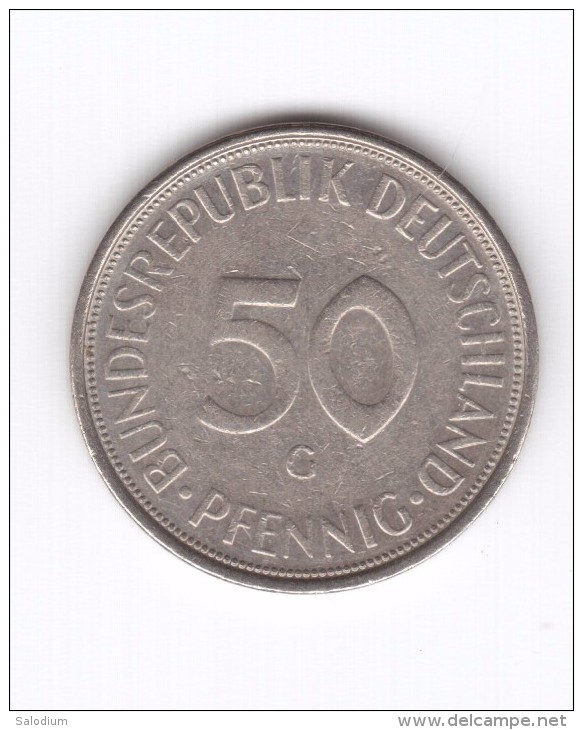 50 Pfennig 1974 G (Id-231) - 50 Pfennig