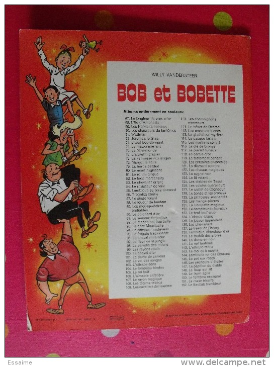 Bob Et Bobette. Le Trésor De Beersel. W. Vandersteen.. Erasme. 1974. Lambique. Parue Dans Tintin - Bob Et Bobette