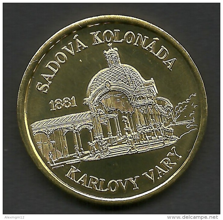 Czech Republic, Karlovy Vary, Sadova Kolonada, Snake, Souvenir Jeton - Other & Unclassified