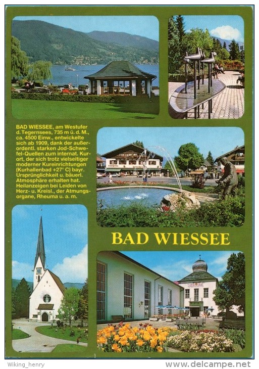 Bad Wiessee - Mehrbildkarte 15 - Bad Wiessee