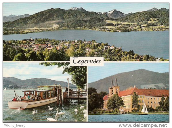 Bad Wiessee - Mehrbildkarte 5   Tegernsee - Bad Wiessee