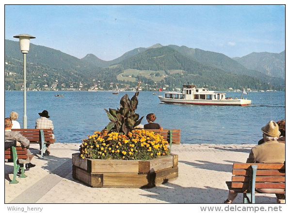 Bad Wiessee - Strandpromenade Mit Blick Nach Tegernsee - Bad Wiessee