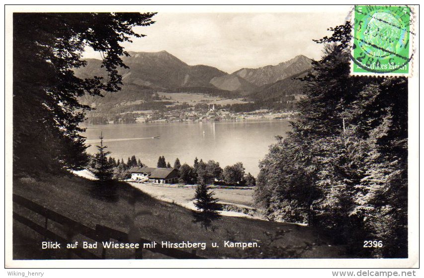 Bad Wiessee - S/w Mit Hirschberg Und Kampen 2 - Bad Wiessee