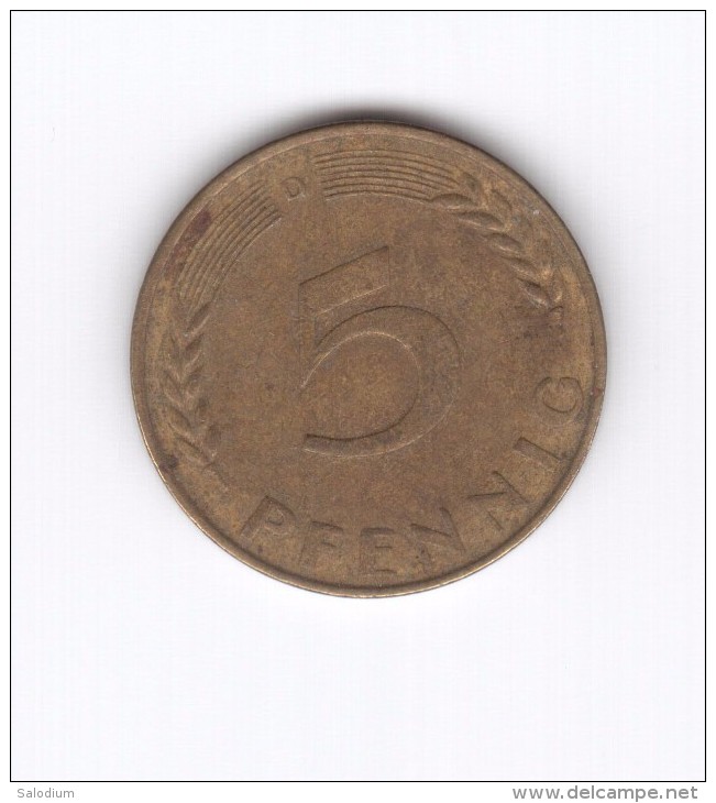 5 PFENNIG 1950 D (Id-255) - 5 Pfennig