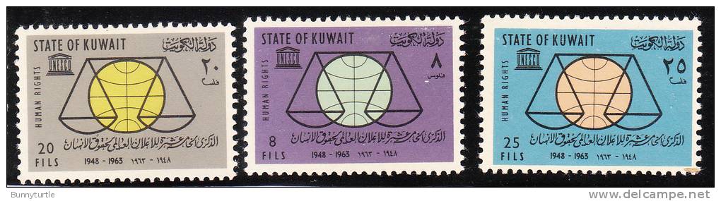 Kuwait 1963 15th Anniversary Of The Universal Declaration Of Human Rights MNH - Koweït