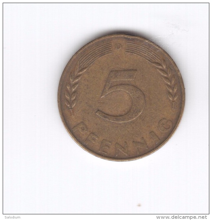 5 PFENNIG 1950 D (Id-269) - 5 Pfennig