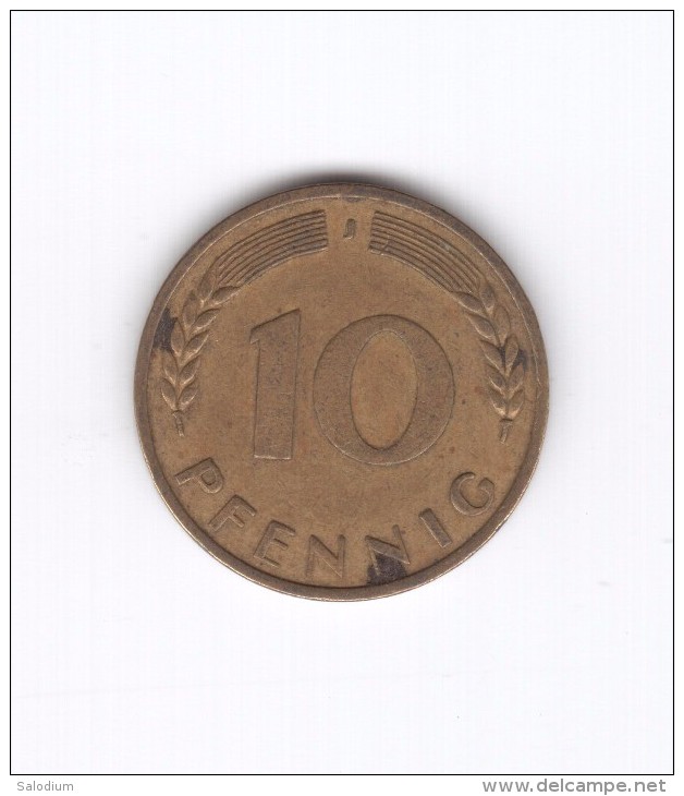 10 PFENNIG 1950 J (Id-095) - 10 Pfennig