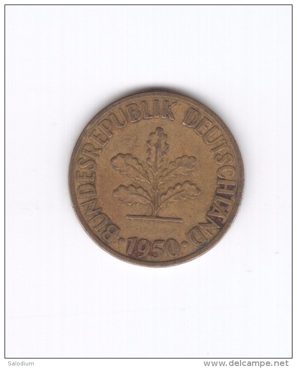 10 PFENNIG 1950 J (Id-095) - 10 Pfennig