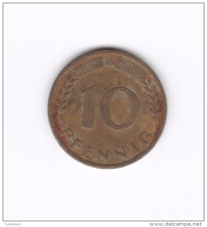 10 PFENNIG 1949 G (Id-098) - 10 Pfennig