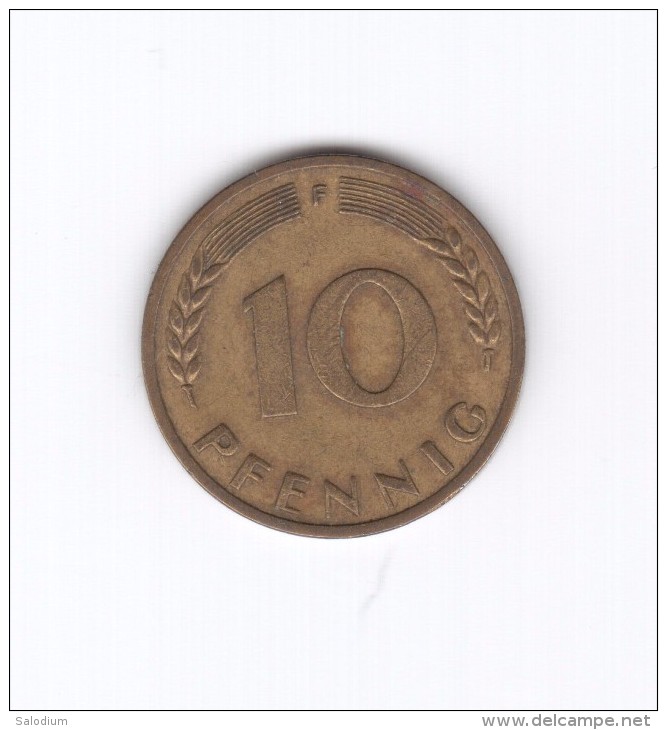 10 PFENNIG 1950 F (Id-101) - 10 Pfennig