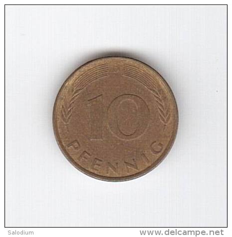 10 PFENNIG 1972 D (Id-180) - 10 Pfennig