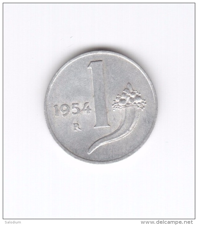 1 Lira 1954 (Id-296) - 1 Lira