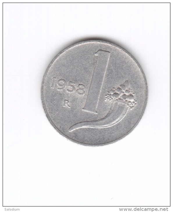 1 Lira 1958 (Id-303) - 1 Lira