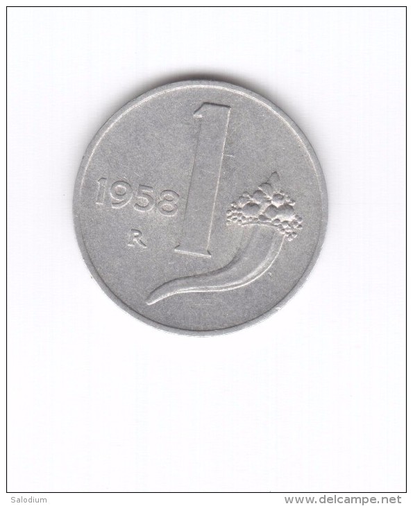 1 Lira 1958 (Id-304) - 1 Lira